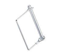 TA-VIGOR 1pc 8x90mm Trailer Coupler Pin, Carbon Steel Shaft Locking Pin, Square Pto Pins for Farm Trailers, Lawn Hitches, Garden Equipment, Tractors
