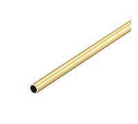 TA-VIGOR 1Pc Brass Round Tube, 5.5mm OD 0.5mm Wall Thickness 300mm Length High Strength Seamless Straight Pipe Tubing for DIY Crafts Gardening Hobby Model