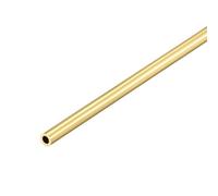 TA-VIGOR 1Pc Brass Round Tube, 5mm OD 1mm Wall Thickness 300mm Length High Strength Seamless Straight Pipe Tubing for DIY Crafts Gardening Hobby Model