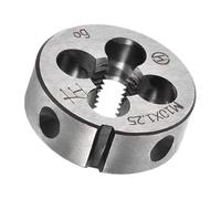 TA-VIGOR 1pc M10 x 1.25 Metric Adjustable Threading Die, Alloy Tool Steel Left Hand Round Die for Processing, Correcting or Cleaning External Threads (Metal, Plastic)