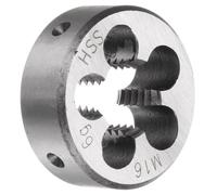 TA-VIGOR 1pc M16 x 2 Metric Adjustable Threading Die, High Speed Steel Right Hand Round Die for Processing, Correcting or Cleaning External Threads (Metal, Plastic)