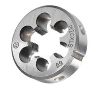 TA-VIGOR 1pc M20 x 1.5 Metric Adjustable Threading Die, Alloy Tool Steel Right Hand Round Die for Processing, Correcting or Cleaning External Threads (Metal, Plastic)