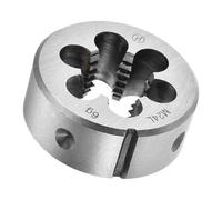 TA-VIGOR 1pc M24 x 3 Metric Adjustable Threading Die, Alloy Tool Steel Left Hand Round Die for Processing, Correcting or Cleaning External Threads (Metal, Plastic)