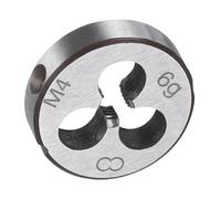 TA-VIGOR 1pc M4 x 0.7 Metric Adjustable Threading Die, Alloy Tool Steel Right Hand Round Die for Processing, Correcting or Cleaning External Threads (Metal, Plastic)