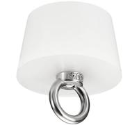 TA-VIGOR 1Pc Rubber Tapered Plug, 46mm to 56mm Solid Bathtub Bungs Stopper with Ring, Tapered Lab Seal Rubber Stoppers Test Tube Bungs for Test Tubes, Water Pipe, Drainage Hole, White