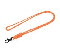 TA-VIGOR 1Pcs 19 Inch Badge Lanyard with Lobster Clasp, 480mm Detachable Necklace Keychain Cord with Metal Hook Strap for Key, Whistle and Badge Holder, Orange