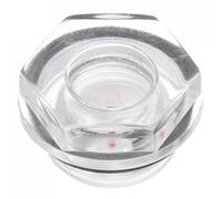 TA-VIGOR 1Pcs Air Compressor Oil Level Gauge Sight Glass, M20 x 1.5mm Male Threaded Glass Hex Head Liquid Indicator Sight Window Fittings for Air Compressor, Pump, Tank Sight Plug Window