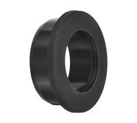 TA-VIGOR 1Pcs Black Silicone Rubber Grommet 38mm Drill Hole, 28mm ID Top Hat Hole Plug Cable Wire Cover for Desk, Office and Automotive Wiring