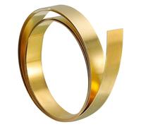 TA-VIGOR 1Pcs Brass Sheet Roll, 1000mm x 15mm x 0.2mm Metal Foil Plate Roll Brass Metal Thin Sheet Strip for Crafts, Electrical Repairs, DIY Projects, Grounding