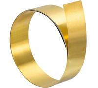 TA-VIGOR 1Pcs Brass Sheet Roll, 2000mm x 20mm x 0.2mm Metal Foil Plate Roll Brass Metal Thin Sheet Strip for Crafts, Electrical Repairs, DIY Projects, Grounding