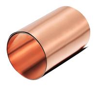 TA-VIGOR 1Pcs Copper Sheet Roll, 1000mm x 100mm x 0.1mm Pure Copper Strip Metal Foil Sheet Plate for Crafts Electrical DIY Projects