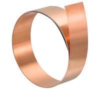 TA-VIGOR 1Pcs Copper Sheet Roll, 1000mm x 20mm x 0.5mm Pure Copper Strip Metal Foil Sheet Plate for Crafts Electrical DIY Projects