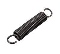 TA-VIGOR 1Pcs Extension Compressed Spring, 2.5mm Wire Diameter, 18mm Outer Dia, 100mm Free Length Steel Dual Hook Tension Spring for DIY Repair, Mechanical Equipment, Industrial Use