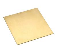 TA-VIGOR 1Pcs H62 Brass Sheet, 200mm x 200mm x 0.8mm Metal Sheet Brass Plates for DIY Crafts, Electrical, Repairs, Industry