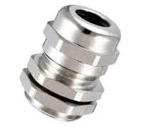 TA-VIGOR 1Pcs M16 x 1.5 Cable Gland, Metal Waterproof Adjustable Wire Connectors Gland Joints for 4mm-8mm Cables, Locknut Stuffing Glands with Locknut and Washer