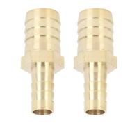 TA-VIGOR 1Pcs Straight Brass Barb Fitting Reducer, 19mm to 12mm Brass Reducer Fittings Straight Connector for Water Gas Oil Boat Air Pipe
