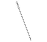 TA-VIGOR 1Pcs T20 Torx Head Screwdriver Bits 1/4 Inch Hex Shank, 150mm Long Magnetic Tamper Proof Star S2 Steel Security Torx Bits with Hole for Impact Driver Drill Bits Hand Tools