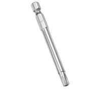 TA-VIGOR 1Pcs T25 Torx Head Screwdriver Bits 1/4 Inch Hex Shank, 75mm Long Magnetic Tamper Proof Star S2 Steel Security Torx Bits with Hole for Impact Driver Drill Bits Hand Tools