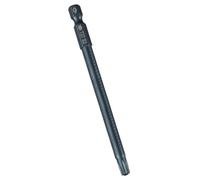 TA-VIGOR 1Pcs T27 Torx Head Screwdriver Bits 1/4 Inch Hex Shank, 100mm Long Magnetic Tamper Proof Star S2 Steel Security Torx Bits with Hole for Impact Driver Drill Bits Hand Tools