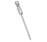 TA-VIGOR 1Pcs T7 Torx Head Screwdriver Bits 1/4 Inch Hex Shank, 75mm Long Magnetic Tamper Proof Star S2 Steel Security Torx Bits with Hole for Impact Driver Drill Bits Hand Tools