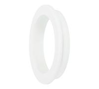 TA-VIGOR 1Pcs White Silicone Rubber Grommet 100mm Drill Hole, 85mm ID Top Hat Hole Plug Cable Wire Cover for Desk, Office and Automotive Wiring