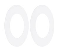 TA-VIGOR 2.75" ID Goof Rings for Recessed Light, 2 Pack Metal Goof Rings Cover Recessed Light Trim Matte Finish for Ceiling Wall Can Downlights