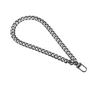 TA-VIGOR 200mm/8" Leather Wristlet Strap, Detachable Clasp Lanyard Hand Wrist Straps for Wallets DIY Replacement for Wallets, Purses, Keys, Keychain, Bags & Phone Cases, Black