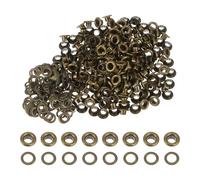 TA-VIGOR 200pc 5mm 3/16" Grommets Kit Metal Eyelets with Washers, Small Grommet Eyelet Kit for Leather, Fabric, Canvas, Shoes, Clothing, Bags, Belt and DIY Craft Projects, Bronze