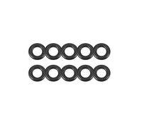 TA-VIGOR 200Pcs Nitrile Rubber O-Rings, 10mm OD 6mm ID 2mm Width Rubber Washers Spacer O-Rings Gasket kit, Metric Sealing Gasket for Hose, Faucet, Automotive, Plumbing