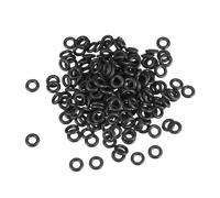 TA-VIGOR 200Pcs Nitrile Rubber O-Rings, 8mm OD 4mm ID 2mm Width Rubber Washers Spacer O-Rings Gasket kit, Metric Sealing Gasket for Hose, Faucet, Automotive, Plumbing