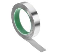 TA-VIGOR 20mm Aluminium Foil Tape Double Sided Conductive, High Temperature HVAC Duct Tape for Sealing & Patching, Flame Retardant, Waterproof for Hot/Cold Air Ducts, Metal Repair