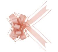 TA-VIGOR 20Pcs 9 Inch Extra Large Pull Bow - Dusty Pink Organza Gift Wrapping Ribbon Bows for Weddings, Gift Baskets, Presents, Christmas, Valentine’s Day and Birthday Decorations