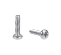 TA-VIGOR 20Pcs Cross Pan Head Machine Screws, M4x16mm Phillips Round Head Screws Bolts for Machinery, Furniture, Car, Motorcycle Repair, Electronic Products, Ship Assembly, and DIY