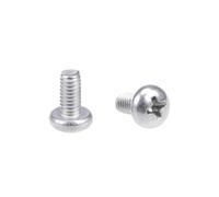 TA-VIGOR 20Pcs Cross Pan Head Machine Screws, M4x8mm Phillips Round Head Screws Bolts for Machinery, Furniture, Car, Motorcycle Repair, Electronic Products, Ship Assembly, and DIY