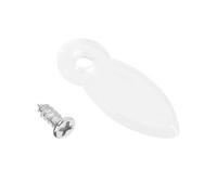 TA-VIGOR 20Pcs Drop Shape Frame Turn Buttons with Screws, 19mm Plastic Picture Frame Clips and Backing Fixing Hardware for Hanging Photo Frames, Posters and Drawings - Clear