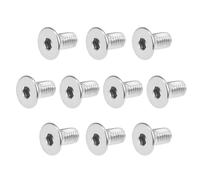 TA-VIGOR 20Pcs Hex Socket Countersunk Head Screw Bolts, M5 x 10mm 304 Stainless Steel Flat Head Socket Cap Screws Bolts Fasteners for Bicycle Motorcycle Repair, Machinery, Household Appliances
