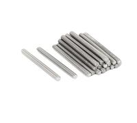 TA-VIGOR 20Pcs M3 x 55mm Fully Threaded Rod, 304 Stainless Steel Studding Rod Bar, Right Hand Threads Rods for Anchor Bolts, Clamps, Hangers and U-Bolts