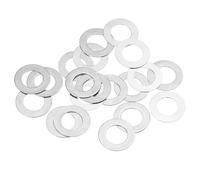TA-VIGOR 20pcs M8 Flat Washers 8x14x0.5mm, Ultra Thin 304 Stainless Steel Flat Spacers for Screws & Bolts & Threaded Rods, for Models, Automotive, Electronics & Miniature Projects