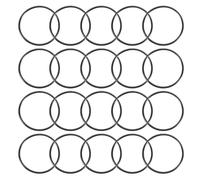 TA-VIGOR 20Pcs Nitrile Rubber O-Rings, 42mm OD 38mm ID 2mm Width Rubber Washers Spacer O-Rings Gasket kit, Metric Sealing Gasket for Hose, Faucet, Automotive, Plumbing
