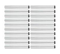 TA-VIGOR 20Pcs Round Connector Nuts, M4x0.7mm Female Thread Coupling Nut, 140mm Threaded Bar Rod Studding Connector Round Deep Nut for Camera Pan, Lamp Bracket