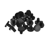 TA-VIGOR 20Pcs Silicone Hole Plug, Rubber Stoppers Sealing Hole Cover Caps, Waterproof Bungs for 5mm / 0.20" Holes Bottle Pipes, Black