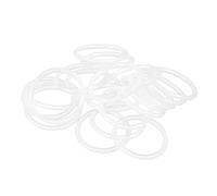 TA-VIGOR 20Pcs Silicone O Rings White, 22mm OD x 18mm ID x 2mm Width Sealing Gasket Set for Plumbing Washer, Auto Quick Repair & DIY Fixes