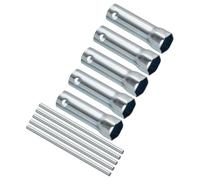 TA-VIGOR 21mm Spark Plug Socket Wrench Set, Manual Spanner Tool with Lever Bars Zinc Plated Carbon Steel, Universal Ignition Socket for Automobile Motorcycle 5 Pcs