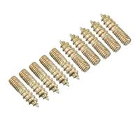 TA-VIGOR 24Pcs Hanger Bolts, M4x16mm Double Headed Bolts Self Tapping Screw, Double Ended Dowel Screws for Wood Joint Furniture