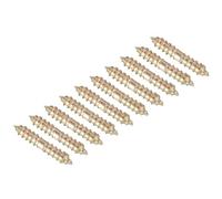 TA-VIGOR 24Pcs Hanger Bolts, M5x30mm Double Ended Self-Tapping Thread Wood to Wood Dowel Screws, Double Ended Dowel Screws, Screw Dowels Hanger for Wood Connecting