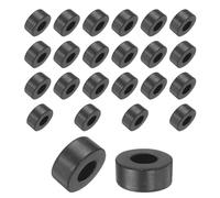TA-VIGOR 24pcs Rubber Spacers 11mm OD x 5mmx ID x 5mm Height - Anti-Vibration Rubber Blocks and Pads for Home, Car, Appliances - Shock Absorbing, Noise Reducing, Anti-Skid Washers