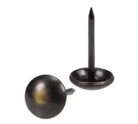 TA-VIGOR 25Pcs Decorative Upholstery Tacks, Brass Tacks, Furniture Tacks, 9.5mm Head Dia 17mm Length Upholstery Nails Decorative Tacks for Furniture