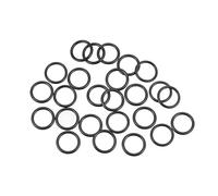 TA-VIGOR 25Pcs Nitrile Rubber O-Rings, 13mm OD 10mm ID 1.5mm Width Rubber Washers Spacer O-Rings Gasket kit, Metric Sealing Gasket for Hose, Faucet, Automotive, Plumbing