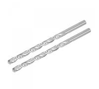 TA-VIGOR 2Pcs 10mm Extra Long Twist Drill Bits, 200mm Length High-Speed Steel HSS Straight Shank Spiral Drill Bits for Wood Metal Aluminum Plastic