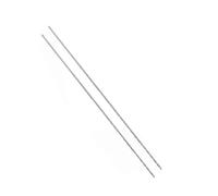 TA-VIGOR 2Pcs 2mm Extra Long Twist Drill Bits, 300mm Length High-Speed Steel HSS Straight Shank Spiral Drill Bits for Wood Metal Aluminum Plastic